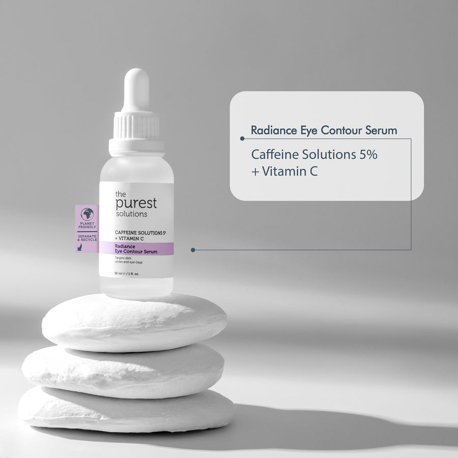 The Purest Solutions Caffeine 5% + Vitamin C Radiance Eye Contour Serum, 30ML