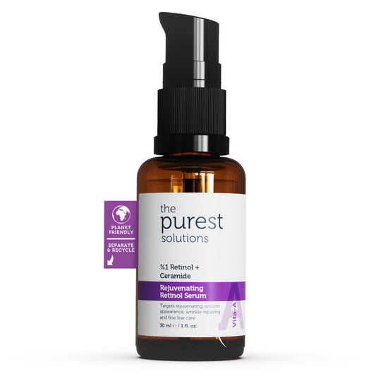 The Purest Solutions Rejuvenating Retinol Serum 1% Retinol + Ceramide, 30ML