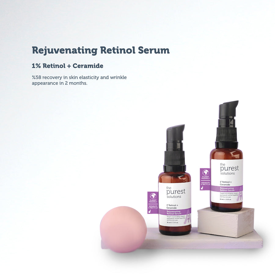 The Purest Solutions Rejuvenating Retinol Serum 1% Retinol + Ceramide, 30ML