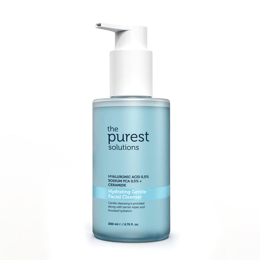 The Purest Solutions Hydrating Gentle Facial Cleanser 0.5% Hyaluronic Acid 0.5% Sodium PCA Ceramide, 200ml