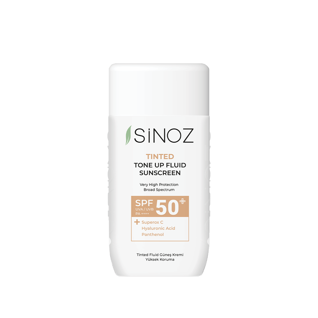 Sinoz Tinted Tone Up Fluid Sunscreen SPF 50+, 50ML
