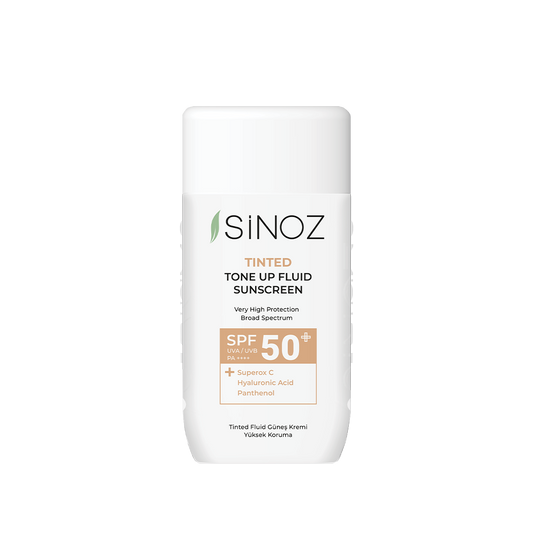 Sinoz Tinted Tone Up Fluid Sunscreen SPF 50+, 50ML