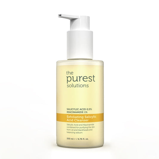 The Purest Solutions Exfoliating Salicylic Acid Cleanser 0.5% Salicylic Acid 1% Niacinamide, 200ml