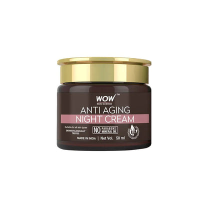 WOW SKIN SCIENCE ANTI AGING NIGHT FACE CREAM, 50ML