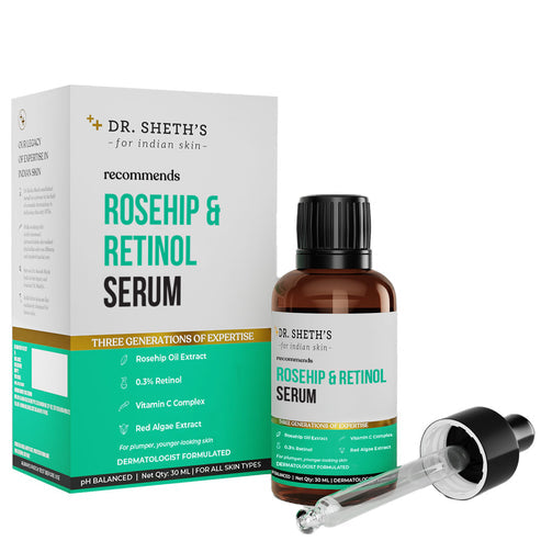 Dr. Sheth's Rosehip & Retinol Serum, 30 ML