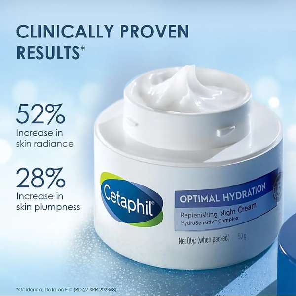 Cetaphil Optimal Hydration Replenishing Night Cream, 50 GM