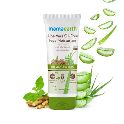 Mamaearth Aloe Vera Oil-Free Face Moisturizer, 80 GM