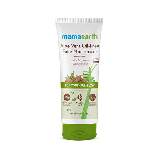 Mamaearth Aloe Vera Oil-Free Face Moisturizer, 80 GM