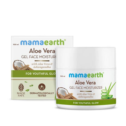 Mamaearth Aloe Vera Gel Face Moisturizer, 100 GM