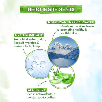 Mamaearth Aqua Glow Face Wash With Himalayan Thermal Water and Hyaluronic Acid for Intense Hydration, 100 ML