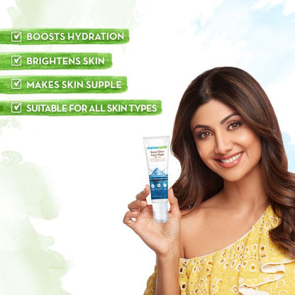Mamaearth Aqua Glow Face Wash With Himalayan Thermal Water and Hyaluronic Acid for Intense Hydration, 100 ML