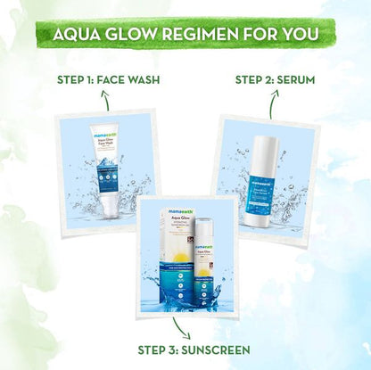 Mamaearth Aqua Glow Hydrating Sunscreen Gel with Himalayan Thermal Water and Hyaluronic Acid, 50 GM
