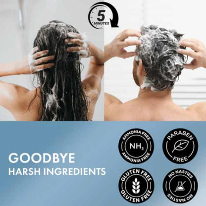 ThriveCo Coloring shampoo Natural Black, 20ML x 4N