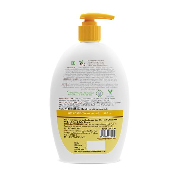 Mamaearth Ubtan Body Lotion, 400 ML
