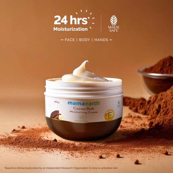 Mamaearth Cocoa Rich Moisturizing Cream, 200 GM