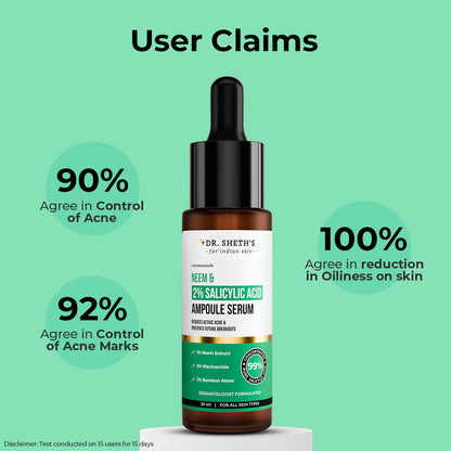 Dr. Sheth’s Neem & Salicylic Acid Serum, 30 ML
