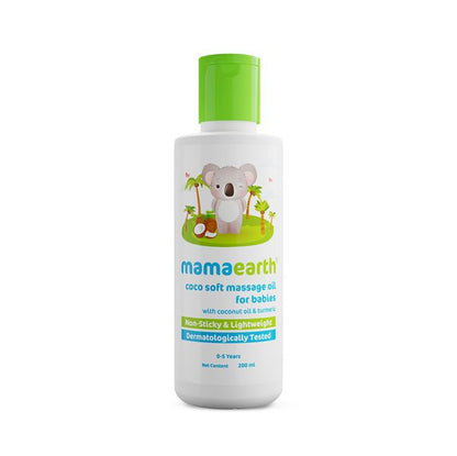 Mamaearth Coco Soft Massage Oil For Babies, 200 ML