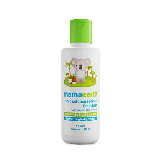 Mamaearth Coco Soft Massage Oil For Babies, 200 ML
