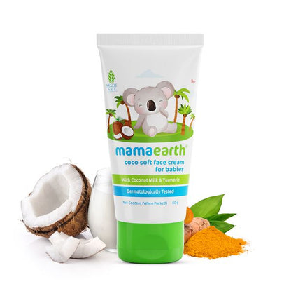 Mamaearth Coco Soft Face Cream For Babies, 60 GM