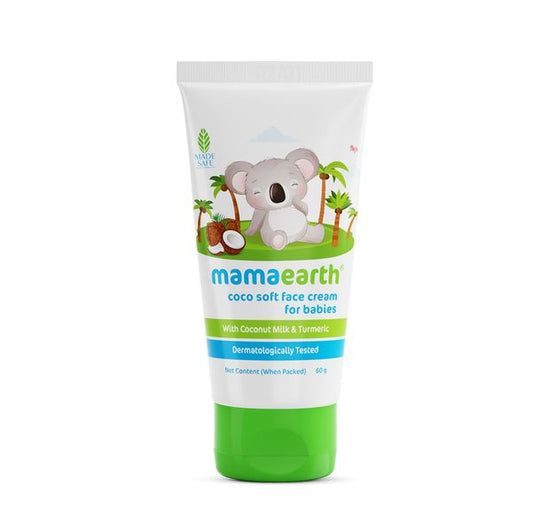 Mamaearth Coco Soft Face Cream For Babies, 60 GM