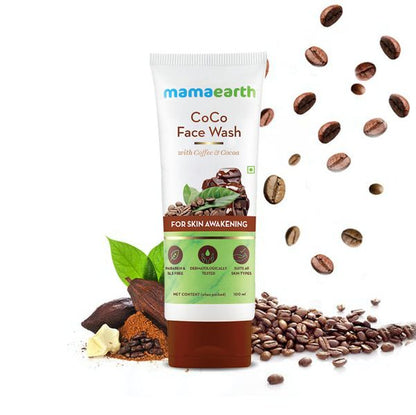 Mamaearth CoCo Facewash with Coffee & Cocoa for Skin Awakening, 100 ML