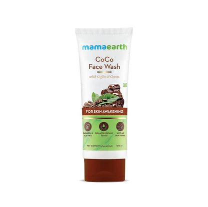 Mamaearth CoCo Facewash with Coffee & Cocoa for Skin Awakening, 100 ML
