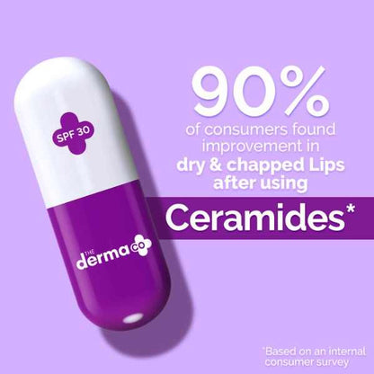 The derma co 1% Ceramide Complex Lip Balm with Ceramides & Vitamin E, SPF 30 PA++, 4 GM