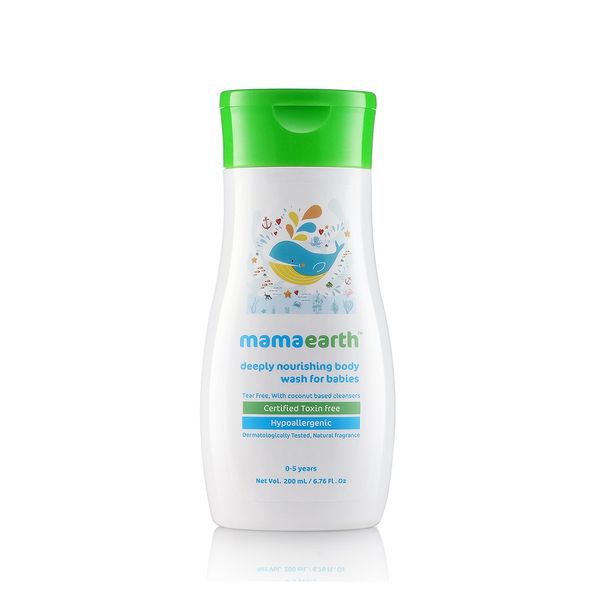 Mamaearth Deeply Nourishing Wash for Babies, 200 ML
