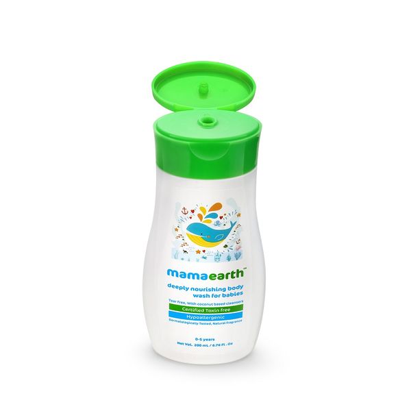 Mamaearth Deeply Nourishing Wash for Babies, 200 ML