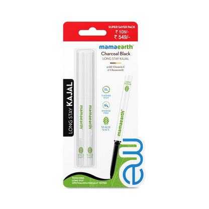 Mamaearth Charcoal Black Long Stay Kajal