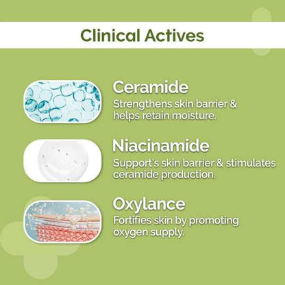 The Derma Co. 4% Ceramide Barrier Repair Moisturizer with Ceramide, Niacinamide, and Oxylance, 50 GM