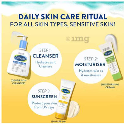Cetaphil Sun Light High Protection Sunscreen Gel SPF 50+, 50 ML