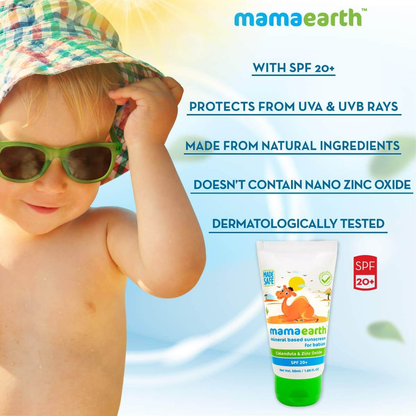 Mamaearth Mineral Based Sunscreen, 50 ML