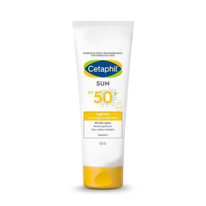 Cetaphil Sun Light High Protection Sunscreen Gel SPF 50+, 50 ML