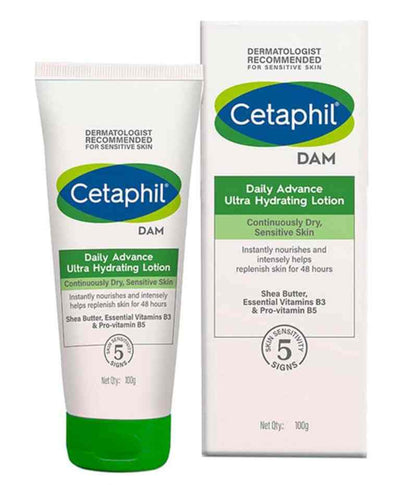 Cetaphil DAM Daily Advance Ultra Hydrating Lotion, 100 GM