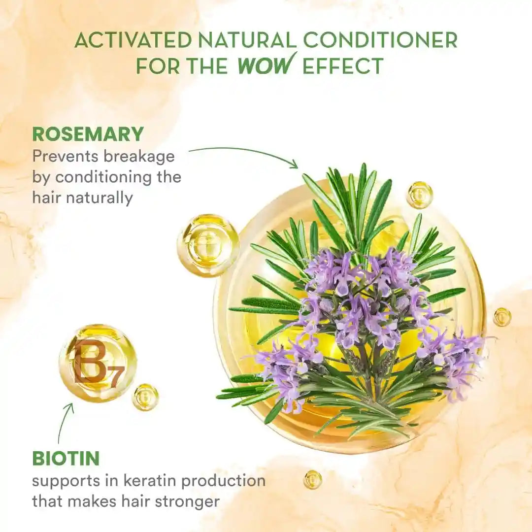 WOW SKIN SCIENCE ROSEMARY WITH BIOTIN CONDITIONER, 250 M