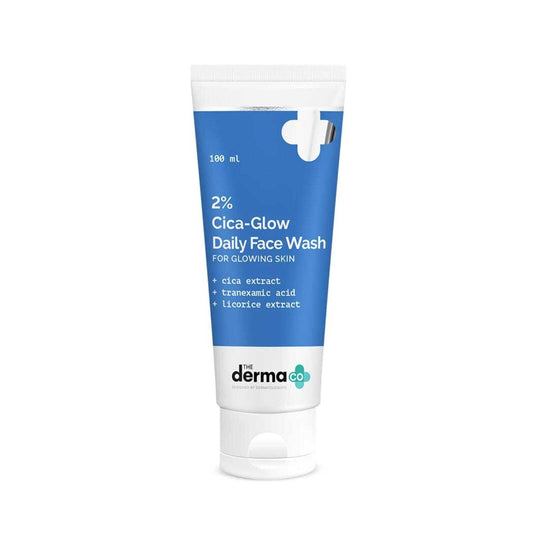 The Derma Co. 2% Cica-Glow Daily Face Wash with Tranexamic Acid & Licorice Extract, 100 ML