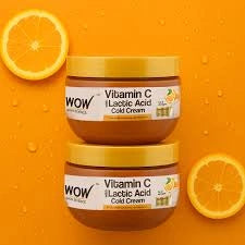 WOW SKIN SCIENCE VITAMIN C WITH LACTIC ACID COLD CREAM, 200ML