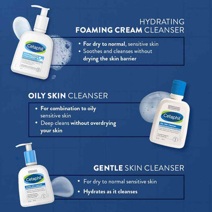 Cetaphil Hydrating Foaming Cream Cleanser, 236 ML