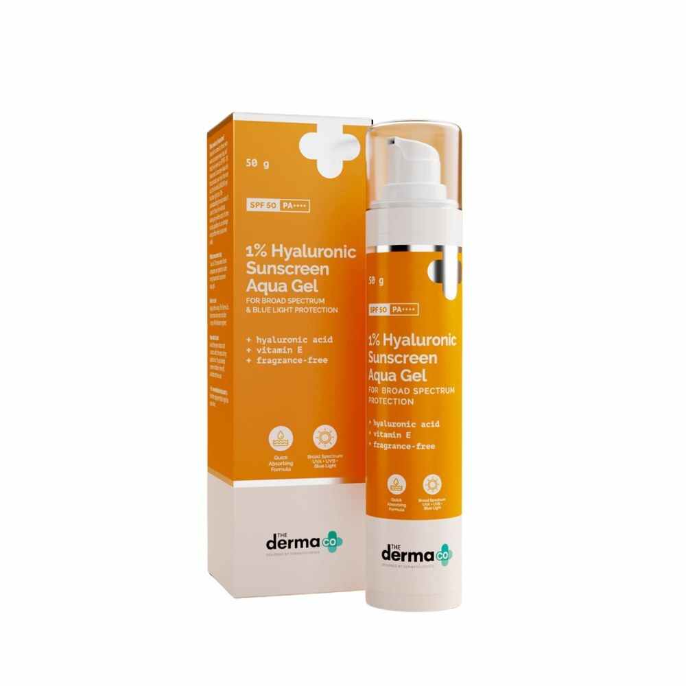 The Derma Co. 1% Hyaluronic Sunscreen Aqua Gel, 50 GM
