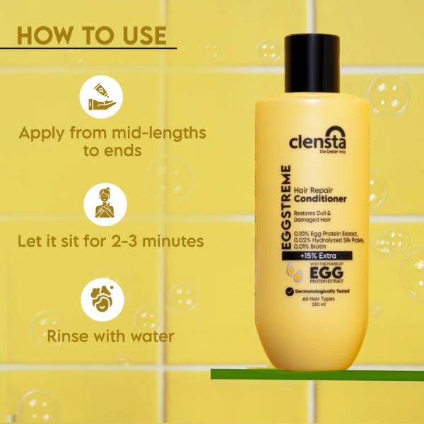 Clensta Eggstreme Hair Repair Conditioner, 250 ML