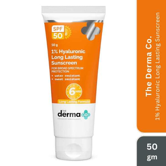 The Derma Co. 1% Hyaluronic Long Lasting Sunscreen, 50 GM