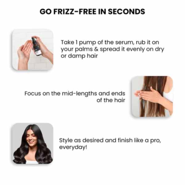 ThriveCo Frizz Tamer Smoothing Hair Oil Serum, 30 ML