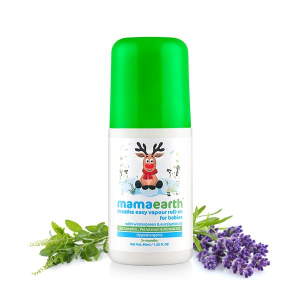 Mamaearth Breathe Easy Vapour Roll-on, 40 ML