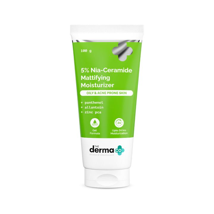 The Derma Co. 5% Nia-Ceramide Mattifying Moisturizer, 100 GM