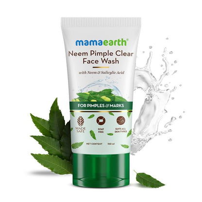 Mamaearth Neem Pimple Clear Face Wash with Neem & Salicylic Acid, 150 ML