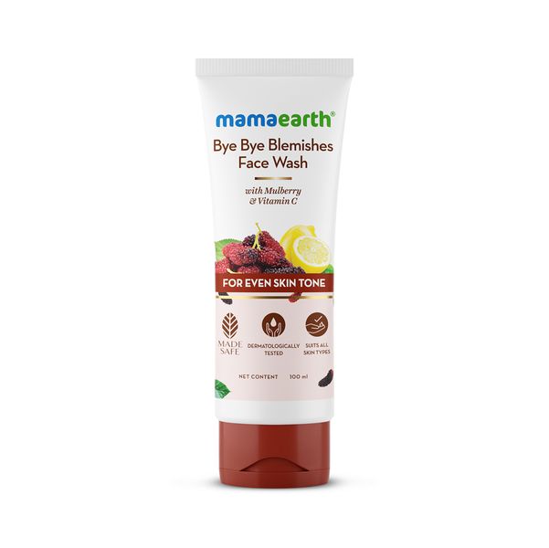 Mamaearth Bye Bye Blemishes Face Wash, 100 ML