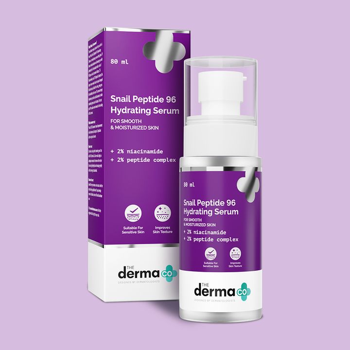 The Derma Co. Snail Peptide 96 Hydrating Serum with Snail Mucin & Peptide Complex, 80 ML