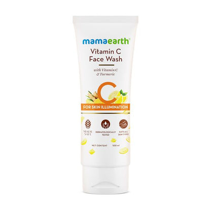 Mamaearth Vitamin C Face Wash, 100 ML