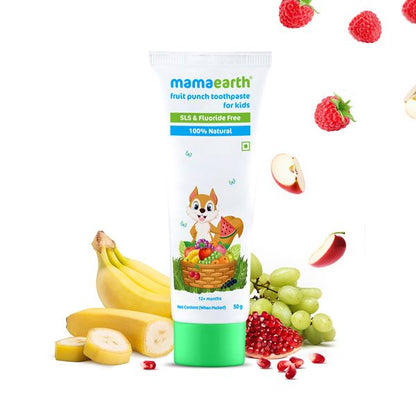 Mamaearth Fruit Punch Toothpaste, 50 GM